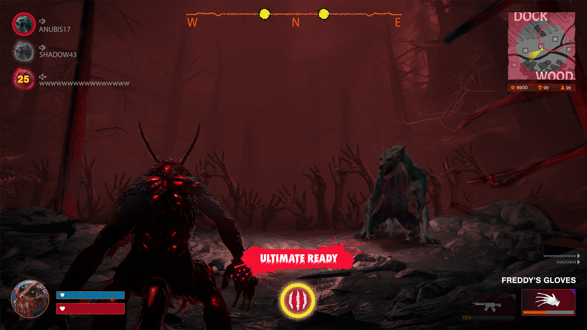 Weapon regeneration icons